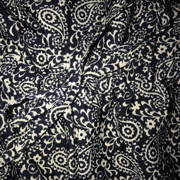 LOFT Navy Paisley Romper - Picture 5 of 8